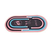 TOYANDONA Colchoneta de Ejercicio Ovalada 50x80 Cm para Saltar la Cuerda, Antideslizante, Gruesa, Amortiguación y Reducción de Ruido para Fitness y Pilates en Interiores
