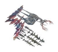 TOYANDONA Colgante de ciervo de hierro adornos de pared para sala de estar muro rústico decorativo estatua viviendo decoración arte de pared de colgante de de ciervo planchar