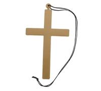 TOYANDONA Collar Colgante De Cruz Tradicional Europea, Accesorio De Plástico Para Hombre y Mujer, Diseño Clerical Para Sacerdotes y Monjes, Uso Iglesias y Ceremonias Religiosas, Talla Única