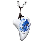 TOYANDONA Collar de Ocarina de Cerámica de Ocarina Portátil para Principiantes y Profesionales para Usar Conciertos Obsequio de Música