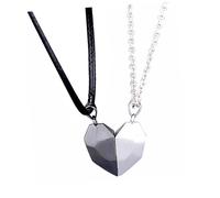 TOYANDONA Collar de Pareja Colgante de Corazón Delicado y Magnético Joyería para Enamorados para Uso Diario o Ocasiones Especiales