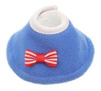 TOYANDONA Collar Protector Antimordeduras para Loros Tamaño S Azul, Cono de Pájaro para Protección de Plumas, Collar de Recuperación para Periquitos, Accesorio para Cuidado y Salud de Aves