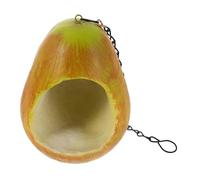 TOYANDONA Comedero Colgante para Pájaros de Forma de Fruta Comedero de Exterior Decorativo para Terrazas y Árboles para Pinzones y Gorriones