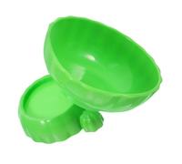 TOYANDONA Comedero Inclinado para Base Antideslizante Plato De Alimentación y para y Gatos Diseño Ergonómico para Al Comer Verde