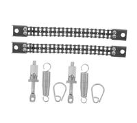 TOYANDONA Componentes para Pedal de Bombo de Batería con Doble Cadena Muelle Metálico de Alta Tensión Tornillos de Expansión para Montaje y Soporte del Batidor Reemplazo Resistente para