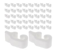 TOYANDONA Conectores de Cubo de Rejilla de Plástico Color Claro 48 Piezas, Cierre para Recinto de Animales Pequeños, Herrajes para Jaulas, Organizador Modular para Armarios y