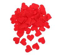 TOYANDONA Confeti de Mesa para San Valentín 5 Juegos 100 Piezas Corazones Rojos 35 CM Decoración Romántica para Bodas Fiestas y Aniversarios