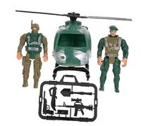 TOYANDONA Conjunto de Mini Helicópteros de Soldados de Juguete Realista para Figura de y Accesorios para Guerra para y Diversión Infantil