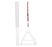TOYANDONA Conjunto De Pirámide Musical Con Varilla Percusión Para Terapia Sonora y Meditación Decoración Quartz Para Relajación y Yoga