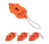 TOYANDONA Contador de Puntuación de Golf Mini Ratón Naranja con Números Negros, Contador Manual Portátil 4 Unidades para Entrenamiento y Torneos, Herramientas Golf Precisas y Compactas