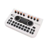 TOYANDONA Controlador Dj Mezclador Digital Consola de Mezcla de Audio Inalámbrica para Streaming Karaoke y Grabación Profesional Equipo Portátil para Estudio y Actuaciones