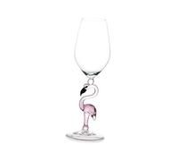 TOYANDONA Copa de Vino Rosa con Diseño Flamenco Esmerilado para Bar Casa y Restaurante Copa para Cócteles Elegante y Decorativa