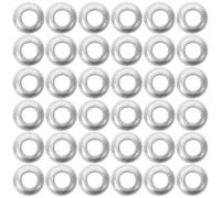 TOYANDONA Copas de Buje Delanteras y Traseras Aleación Plata 50 Piezas Compatibilidad Versátil para Experiencia de Conducción Suave para Bicicleta de Montaña