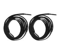 TOYANDONA Cordones Reflectantes Holográficos Negros Planos Patrón de Estrellas para Zapatillas Elásticos Material Reflectante para Running y Ejercicio Noche