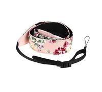 TOYANDONA Correa Ajustable Para Ukelele Con Gancho, Estilo Hawaiano, Cinturón De Nylon Resistente Con Diseño De Flores Rosa, Cómoda Para Adultos y Niños Conciertos y Práctica Musical