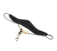 TOYANDONA Correa De Cuello De Saxofón De Cuero Acolchada y Ajustable Soporte Ergonómico Para Saxofón Tenor y Soprano Con Gancho De Metal Resistente y Transpirable