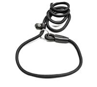 TOYANDONA Correa de Entrenamiento de Perro de Nylon Ajustable Cuerda de Durable Mascotas Paseos Control de Negro