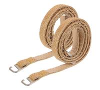 TOYANDONA Correas De Hebilla Para Zapatos De Tacón Mujer Pu Mate Correa Ajustable Cruzada Para Sandalias De Tacón Alto Accesorios De Moda Para Uso Diario y Evento Color Dorado Mate