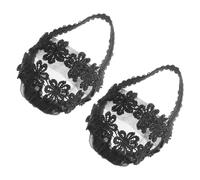 TOYANDONA Correas Elásticas para Tacones Altos con Diseño de Encaje Flexible y Duradero Antideslizantes para Sandalias y Zapatos de Tacón Desmontable Xxl Negro Mejora el Agarre y