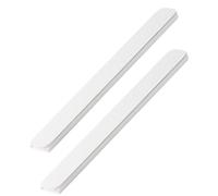 TOYANDONA Correderas Funcionamiento Autoadhesivas Perforaciones Cajones sin Par para Guías Plástico Hips de Color Claro Silencioso y Deslizamiento Suave, 1 a Muebles