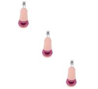 TOYANDONA Cortador De Uñas Seguro Para Bebés Lupa Cortauñas Infantil Kit De Cuidado De Uñas Para Niños Pequeños 3 Uds