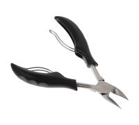 TOYANDONA Cortaúñas Acero Inoxidable Mango Abs Negro, Alicates Eagle Beak Compactos Doble Resorte, Herramienta para Cortar Uñas Pies y Manos, Adecuado para Uso Doméstico y Salones de