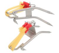 TOYANDONA Crampones para Trepar Árboles Acero Antióxido Duraderos con Doble Banda Elástica para Trabajo Exterior y Recolección de