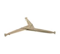 TOYANDONA Cruz de Santa Brígida Irlandesa Tejida a Mano en Junco Natural, Cruz Tradicional para Pared Tamaño Triangular, Decoración Rústica para Festivales y Ambiente Religioso Irlandés