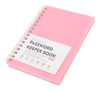 TOYANDONA Cuaderno de Notas de Contraseñas Multifunción Tamaño A6 con Pestañas Alfabéticas, Organizador Portátil para Gestionar Sitios Web y Detalles, Cuaderno Pequeño Rosa