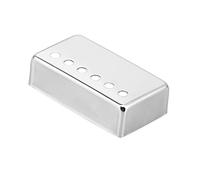 TOYANDONA Cubierta de Pastilla para Guitarra Eléctrica Doble Bobina de Metal Plateado, Reemplazo de Pastilla Adecuado para Pruebas, Paquete de 2 Piezas