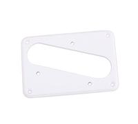 TOYANDONA Cubierta De Pick-up De Guitarra Humbucker De Base Plana Para Montaje Puente Blanca Reemplazo Elegante y Duradero Para Guitarras Eléctricas