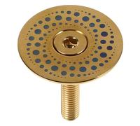 TOYANDONA Cubierta Superior Compatibilidad Versátil y Aleación de Titanio Dorado 28,6mm Estabilidad Mejorada para Auriculares de Bicicleta para Ciclismo de Montaña y Carretera