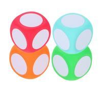 TOYANDONA Cubos De Espuma Borrables 6 Cm para Contar y Escribir Niños Educativos 4 Piezas Colores Material Ligero para Aula Enseñanza y Actividades Didácticas DIY