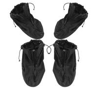 TOYANDONA Cubrezapatos Impermeables Cremallera, Antideslizantes y Resistentes Al Desgaste, Tamaño XL y L, Material Plástico, para Hombre y Mujer, Uso Ciclismo, Senderismo y Días Lluviosos