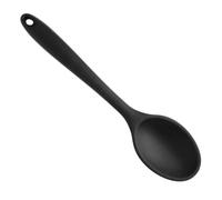 TOYANDONA Cuchara Medidora Ajustable de Silicona Negra Resistente al Calor para Cocinar y Mezclar, Utensilio de Cocina Antiadherente y Práctico para Uso Diario