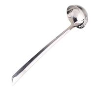 TOYANDONA Cucharas de Acero Inoxidable para Filtrar y Sopa para Servir con Colador, Mango Largo, 2 Piezas Multifuncionales en Hotel o Restaurante