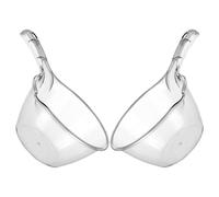 TOYANDONA Cucharones de Cocina de Plástico Gris 2 Piezas, Cucharones Grandes Reutilizables Mango Largo para Agua, Baño y Cocina, Pala Multifuncional para Servir y Verter Líquidos,