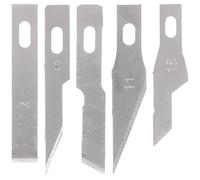 TOYANDONA Cuchillas de Repuesto para Manualidades 50 Piezas Surtidas Acero Afilado para Cortar Tallar y Recortar Bricolaje y Scrapbooking