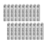 TOYANDONA Cuchillas para Cejas en Forma de U 14 Agujas Acero Inoxidable Plateado Juego de 100 Piezas para Maquillaje Permanente y Microblading Profesional