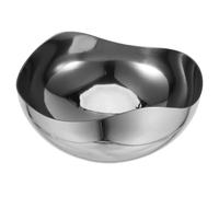 TOYANDONA Cuenco de Acero Inoxidable para Aperitivos, Plata | Diseño Creativo y Estético, Uso Doméstico y Buffet de Hotel, Fácil de Limpiar, Multiusos