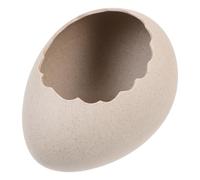 TOYANDONA Cuenco de Postre Grande Forma de Cáscara de Huevo en Cerámica Artesanal, Tazón Decorativo para Helado y Contenedor Hidropónico, Adecuado para Decoración y Uso en Hogar y Cocina