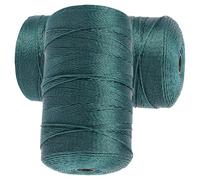 TOYANDONA Cuerda de Nailon Trenzada para Reparación de Redes de Pesca Hilo Resistente de 24 Hebras Cuerda de Tracción para Redes Marinas Agua Dulce Paquete de 2 Unidades