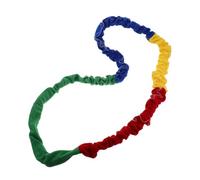 TOYANDONA Cuerda Elástica Cooperativa para Actividades Infantiles de Banda Resistente y Portátil para Ejercicio Grupo Cuerda Colorida para Aire