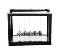 TOYANDONA Cuna de Newton con Espejo Bola para Decoración Juguete de Física y Herramienta de Enseñanza para Escritorio y Mobiliario