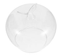 TOYANDONA Cúpula de Cristal Transparente para Exhibición de Objetos Decorativos, Diámetro 13,5 Cm, Apertura 9 Cm, Campana Antidespolvorante para Figuras y Flores Preservadas, Frasco