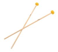 TOYANDONA De Baquetas De Madera y Punta De Goma Para Glockenspiel, Mazos De Percusión Resistentes, Accesorio Musical Adecuado Para Xilófono y Metalófono, Color Amarillo, Uso Profesional