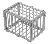 TOYANDONA De Corral para Mascotas Minijaula Adorno De Jaula Miniatura Minijaula DIY para Manualidades Jaula Pequeña para Figuras De Acción para Colecciones De y Decoración De Miniaturas