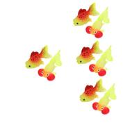 TOYANDONA Decoración De Pescado para El Hogar Beto Realista Accesorios para Peceras Acuarios Condujo Hermosa Figura De Accesorio De Arte para El Hogar Gel De Sílice 2 Piezas X 4