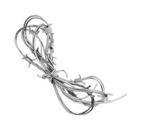 TOYANDONA Decoración Halloween Alambre Espino Falso Plata para Fiesta Terrorífica Ambiente Occidental