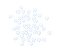 TOYANDONA Decoraciones DIY de Acrílico Forma de Corazón Azul Gemas de Imitación para Manualidades Relleno de Cristales Facetados Accesorios Creativos para Proyectos Artesanales